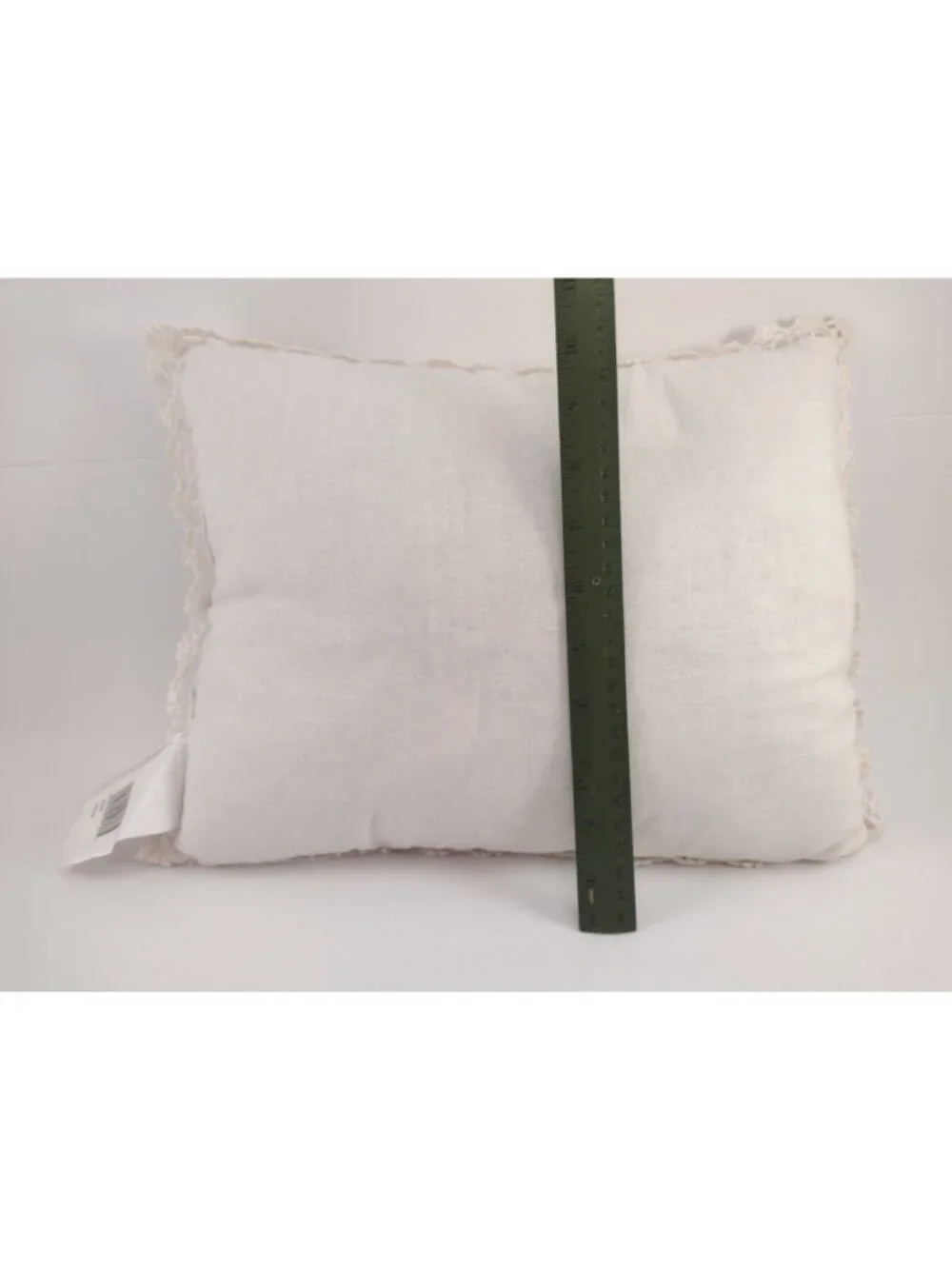White Throw Pillows Set of 3 Heart Square Rectangle Couch Arm Chair Country